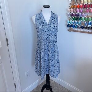 Tuckernuck Royal Shirt Dress Blue Hydrangea